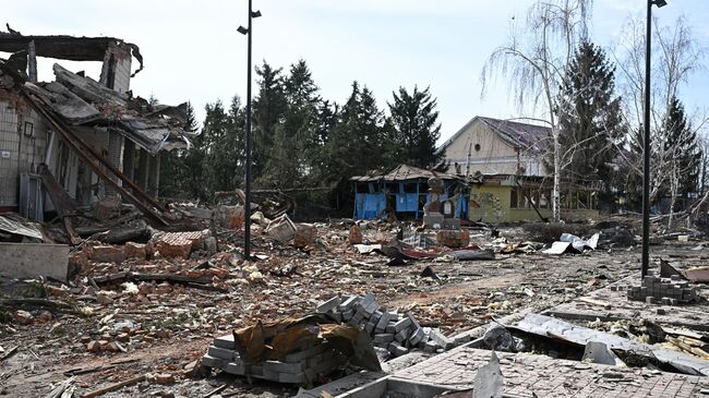 Разрушения в Судже, Курская область