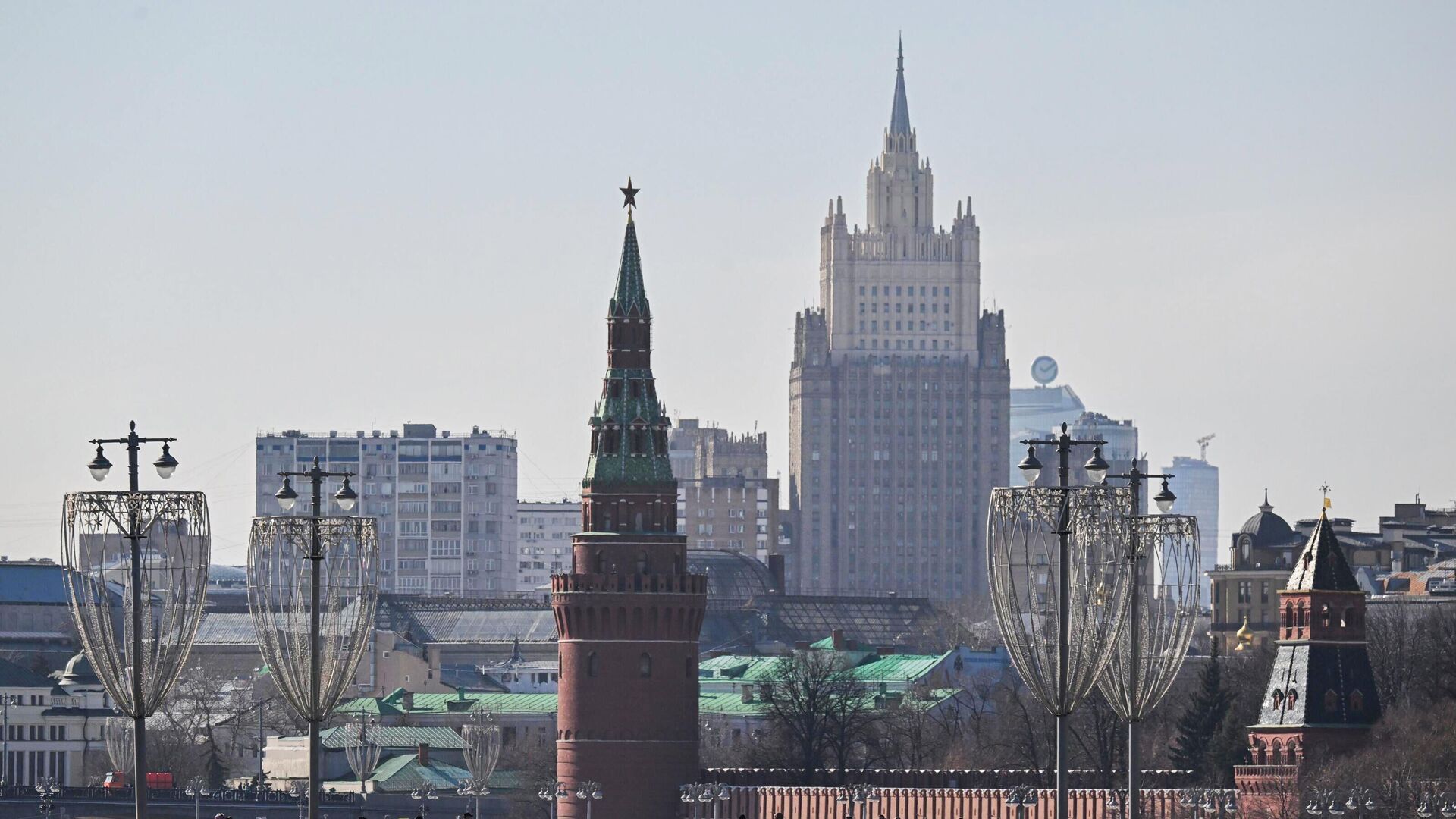 Вид на Московский Кремль Вид на Московский Кремль - РИА Новости, 1920, 17.03.2025