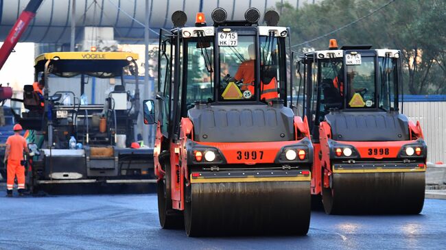 Укладка асфальта