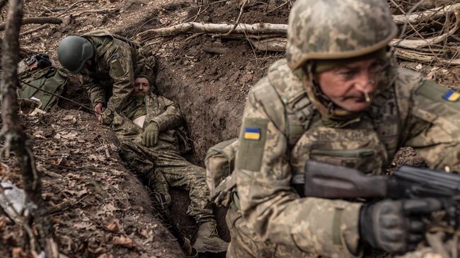 Украинские военнослужащие