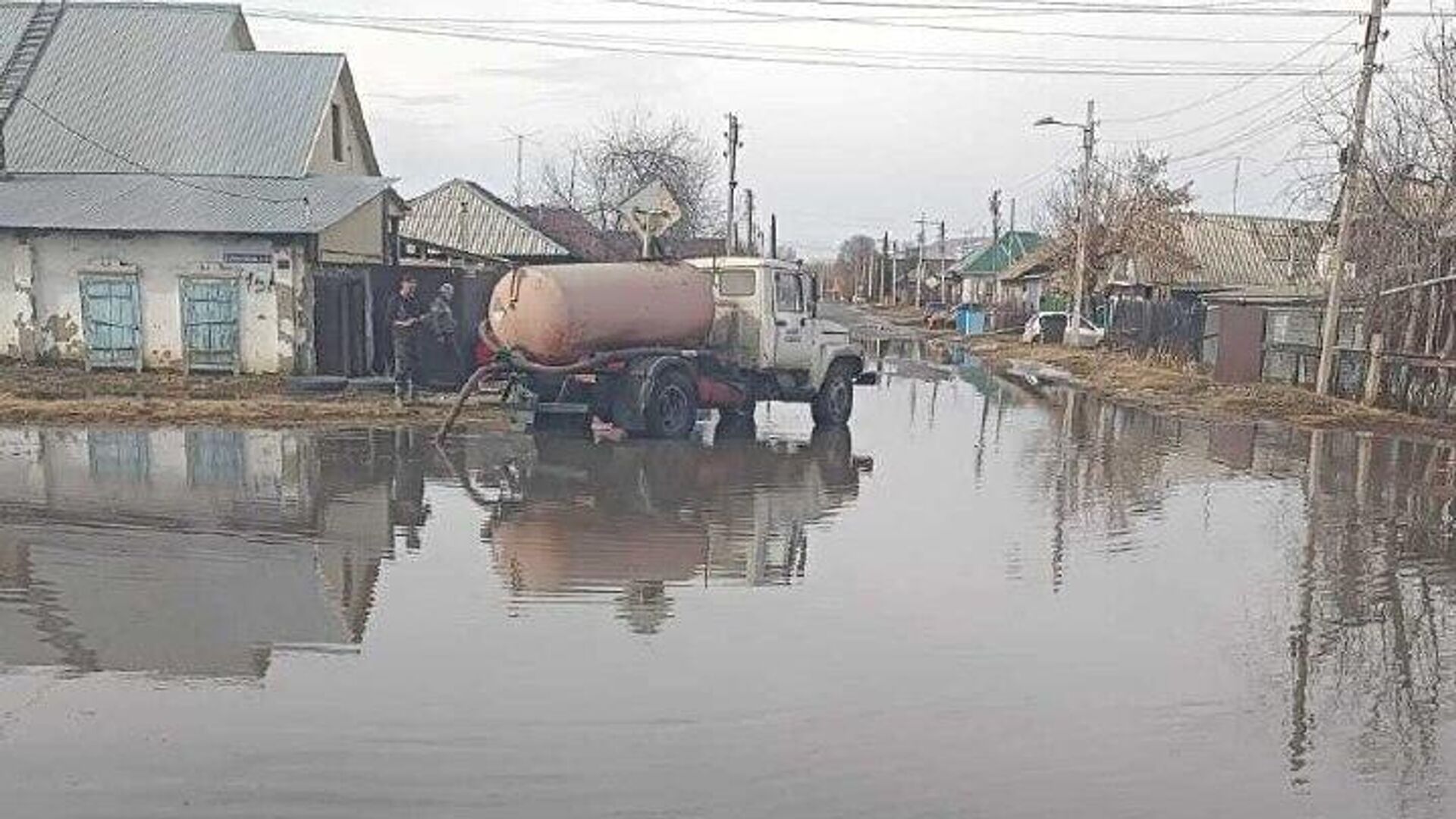 Паводок в Минусинске - РИА Новости, 1920, 20.03.2025