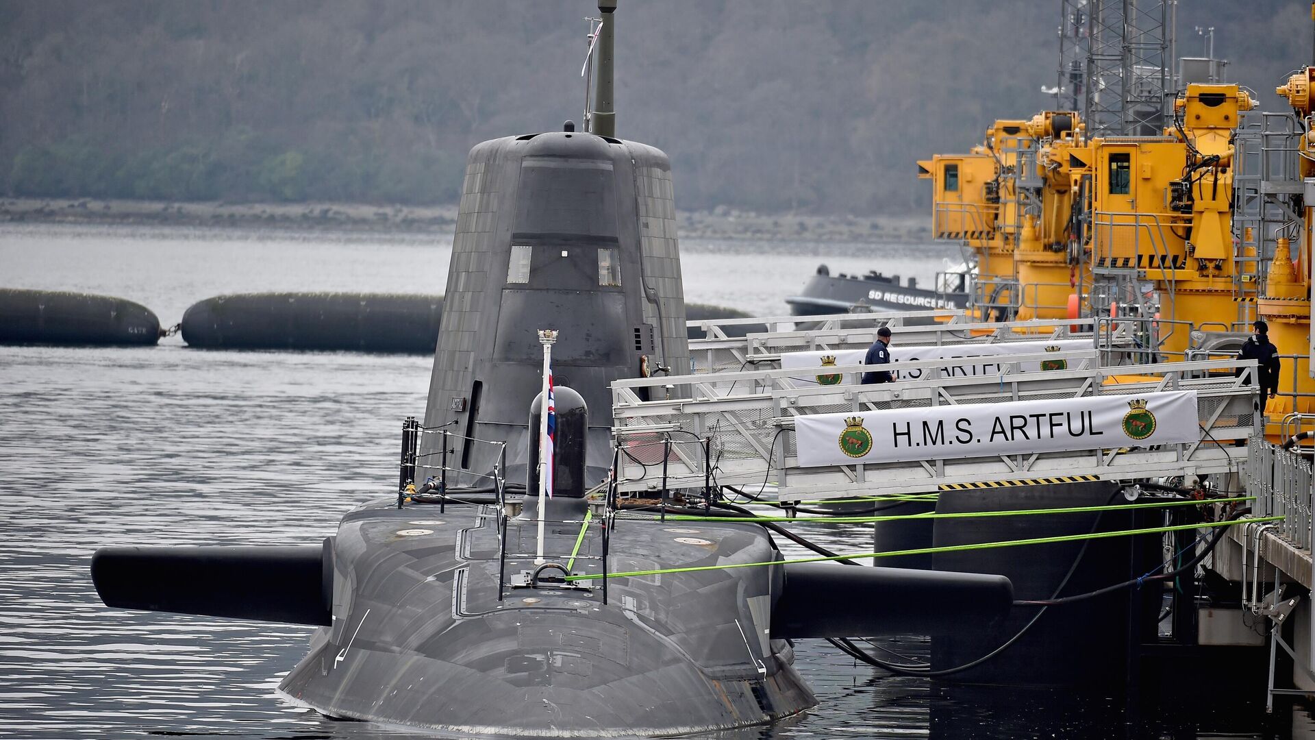Британская подводная лодка HMS Astute Британская подводная лодка HMS Astute - РИА Новости, 1920, 20.03.2025