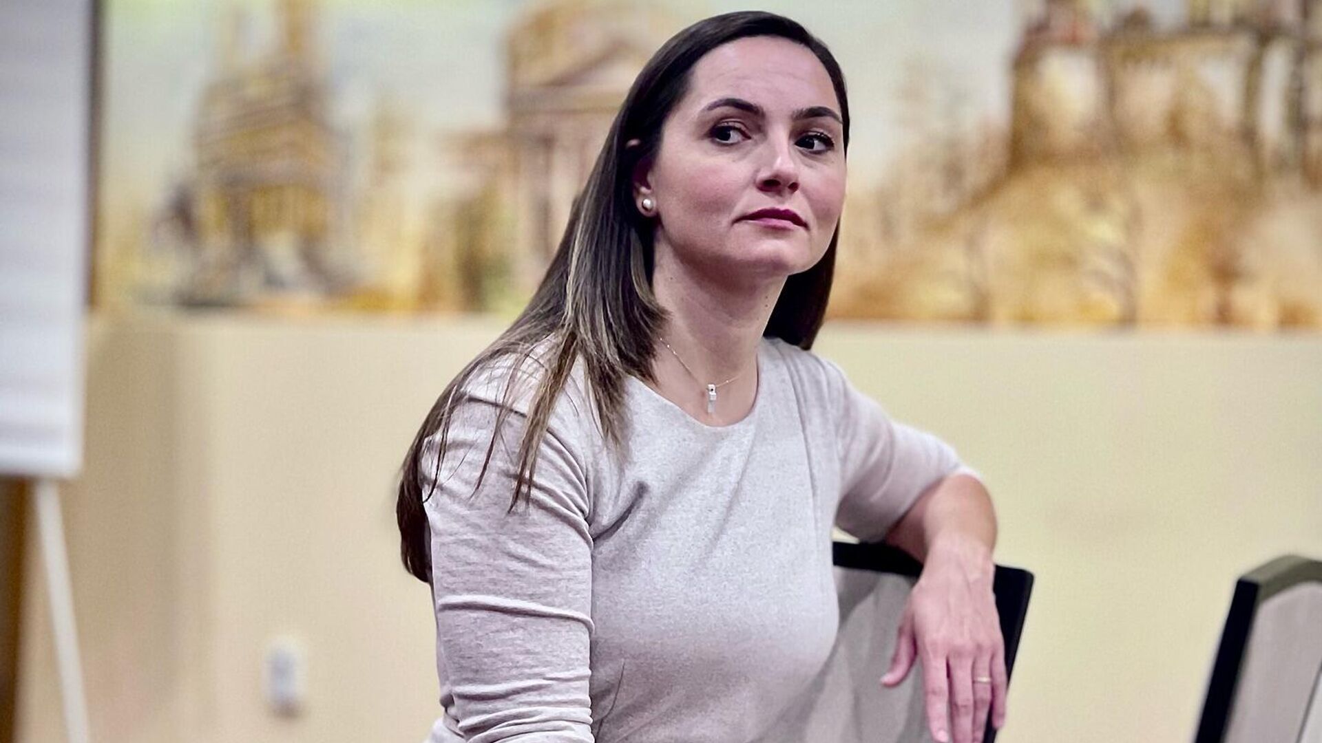 Лидер Партии молодых людей Ана-Мария Гаврилэ Лидер Партии молодых людей Ана-Мария Гаврилэ - РИА Новости, 1920, 19.03.2025