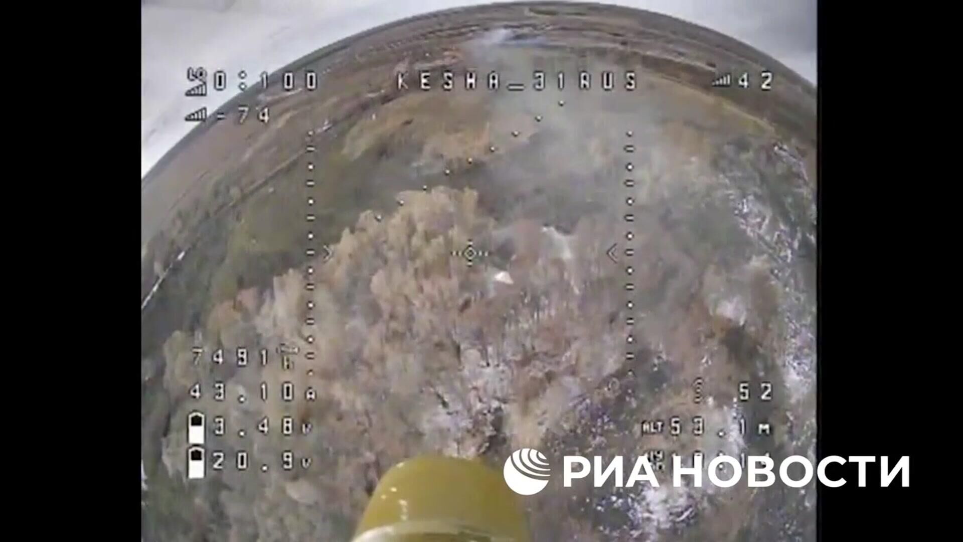 Уничтожение техники ВСУ на приграничной территории - РИА Новости, 1920, 20.03.2025