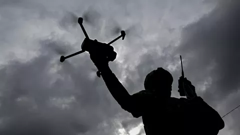 Военнослужащий расчета БПЛА в зоне СВО