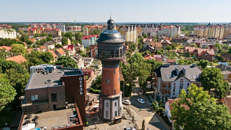 Водонапорная башня в Зеленоградске