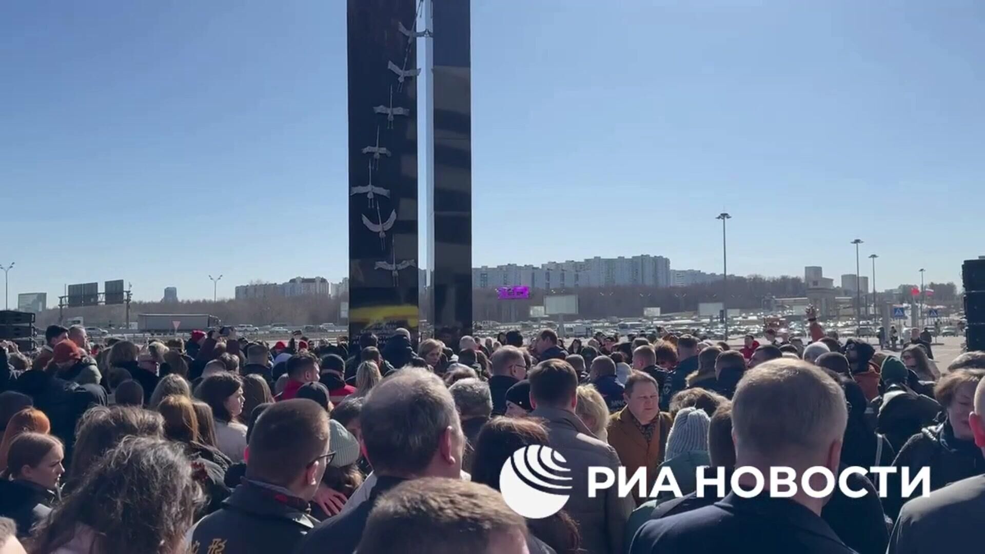 Открытие мемориала в память о жертвах теракта в Крокус Сити Холле1
