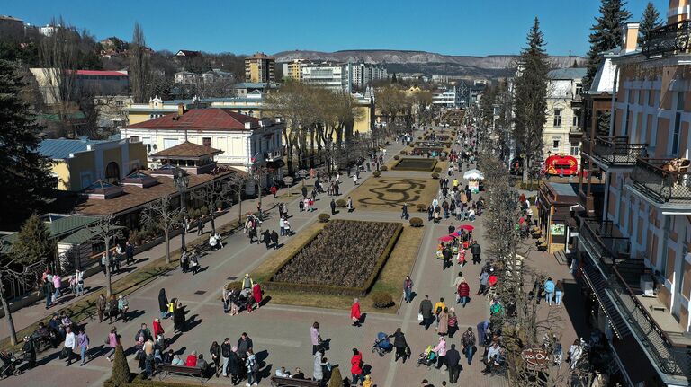  Курортный бульвар в Кисловодске