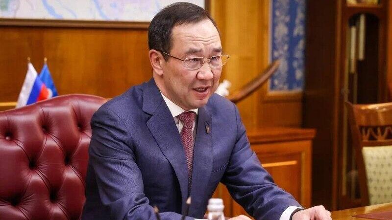 Глава Республики Саха (Якутия) Айсен Николаев во время заседания комиссии Государственного Совета РФ по направлению Энергетика - РИА Новости, 1920, 25.03.2025