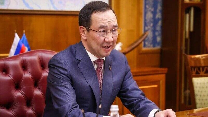 Глава Республики Саха (Якутия) Айсен Николаев во время заседания комиссии Государственного Совета РФ по направлению Энергетика - РИА Новости, 1920, 25.03.2025