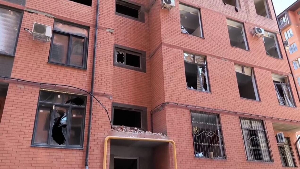 Последствия взрыва газа в многоэтажном доме в Махачкале0