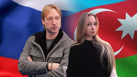 Евгений Плющенко и Вероника Жилина