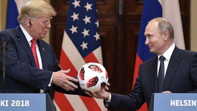 Владимир Путин и Дональд Трамп