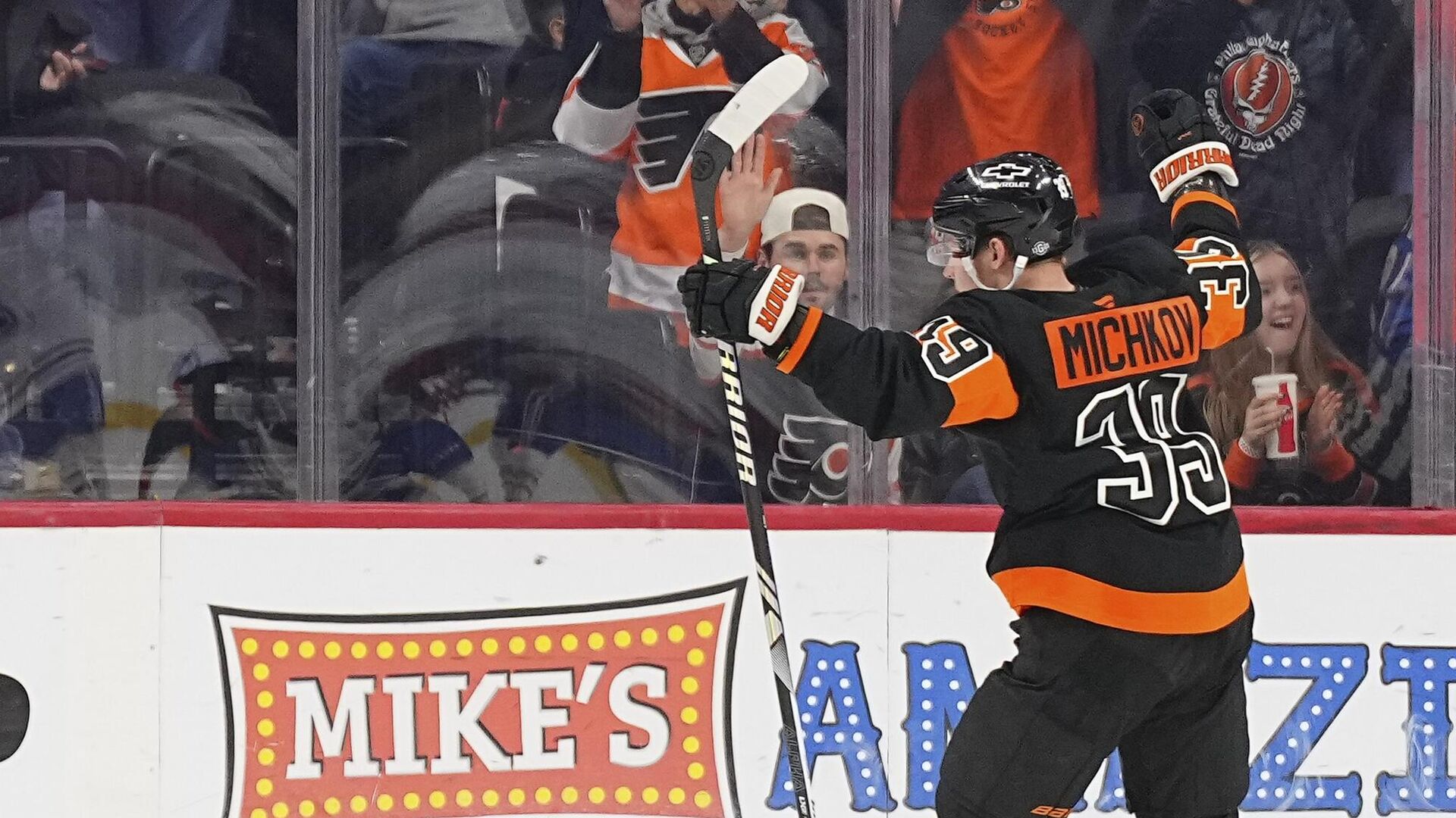 Хоккеист Филадельфии Матвей Мичков - РИА Новости, 1920, 28.03.2025