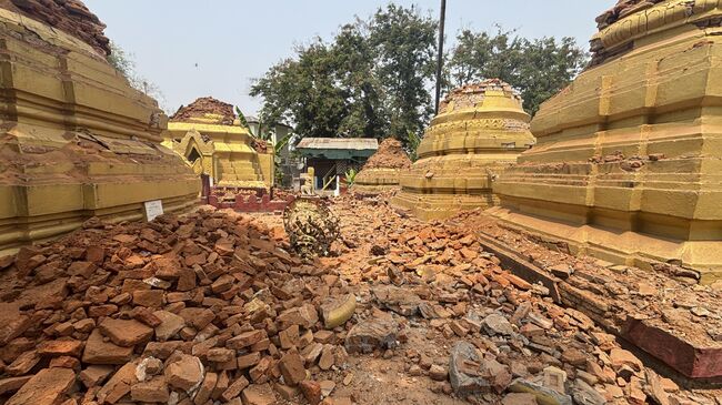 Последствия землетрясения в Мьянме