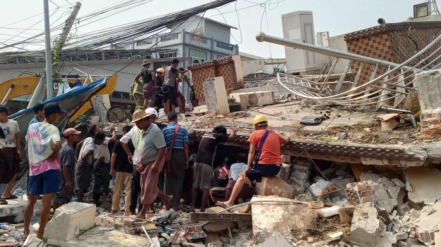 Последствия землетрясения в Мьянме - РИА Новости, 1920, 29.03.2025