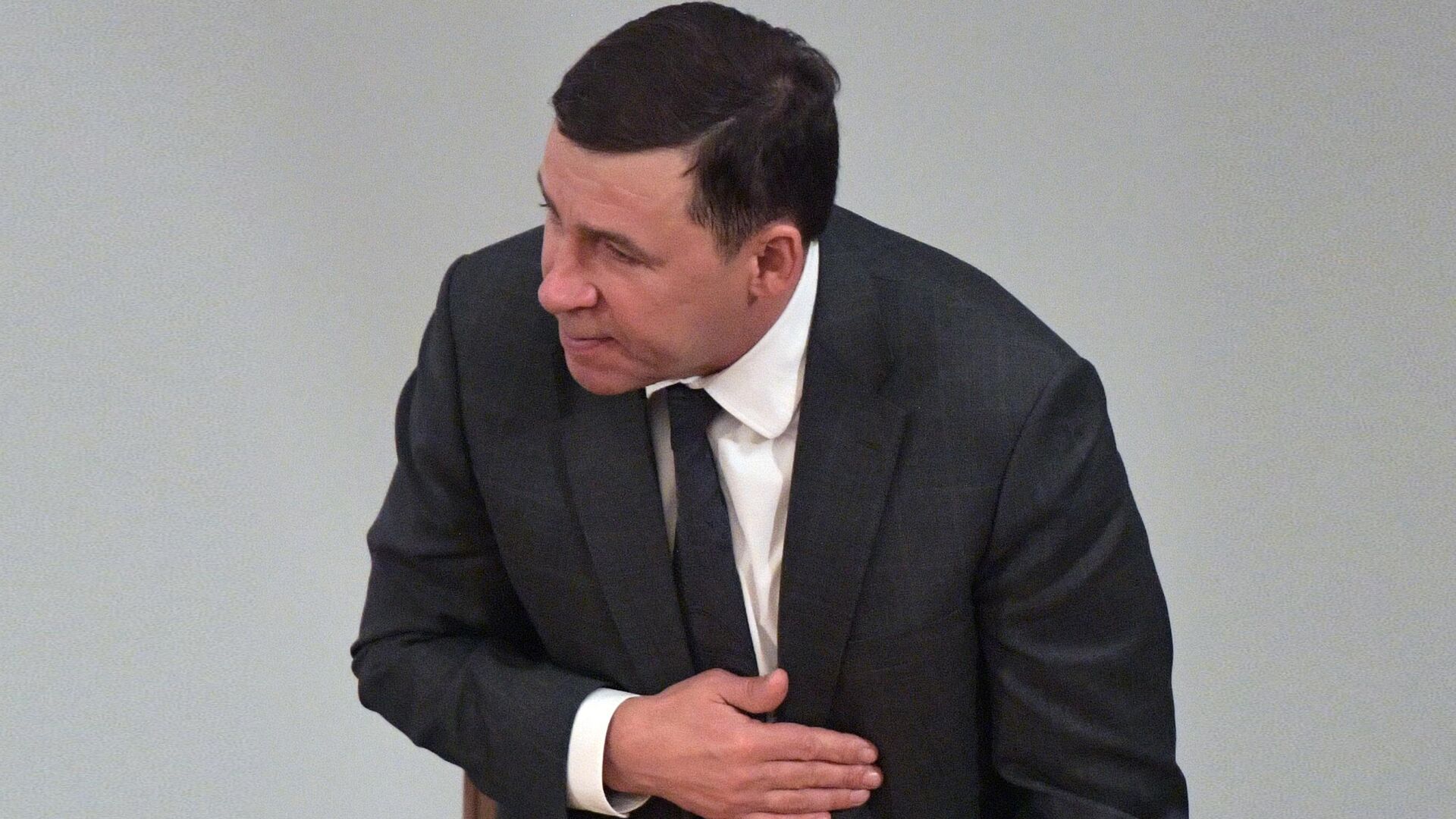 Бывший губернатор Свердловской области Евгений Куйвашев на церемонии представления врио губернатора Свердловской области Дениса Паслера в Екатеринбурге - РИА Новости, 1920, 28.03.2025