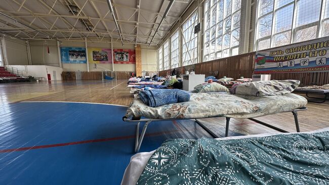 Пункт временного размещения в Курской области