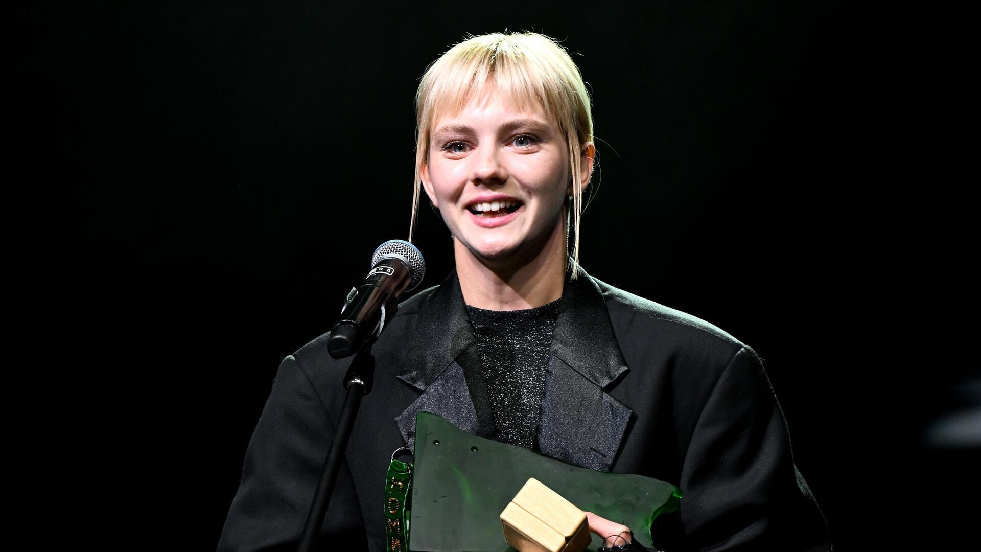 Актриса Дарья Верещагина, получившая награду в номинации Кино, на торжественной церемонии награждения лауреатов Премии Художественного театра в МХТ имени А.П. Чехова. 28 марта 2025 - РИА Новости, 1920, 28.03.2025