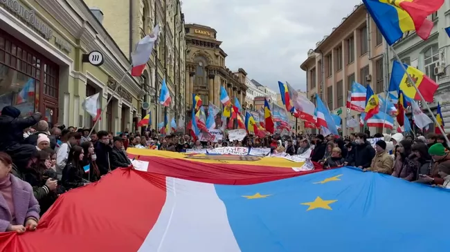 Митинг у посольства Молдавии в Москве