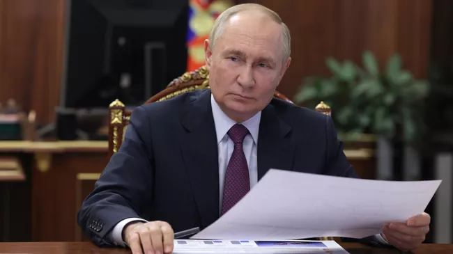 Путин на встрече с главой Роскосмоса Бакановым