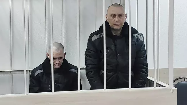 Украинские военные Роман Гонца и Павев Черный, осужденные за вторжение в Курскую область