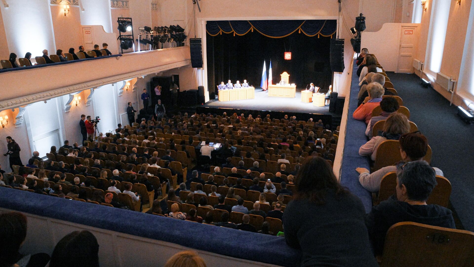 Заседание суда по геноциду советских граждан нацистами в годы Великой Отечественной войны в Великом Новгороде - РИА Новости, 1920, 03.04.2025