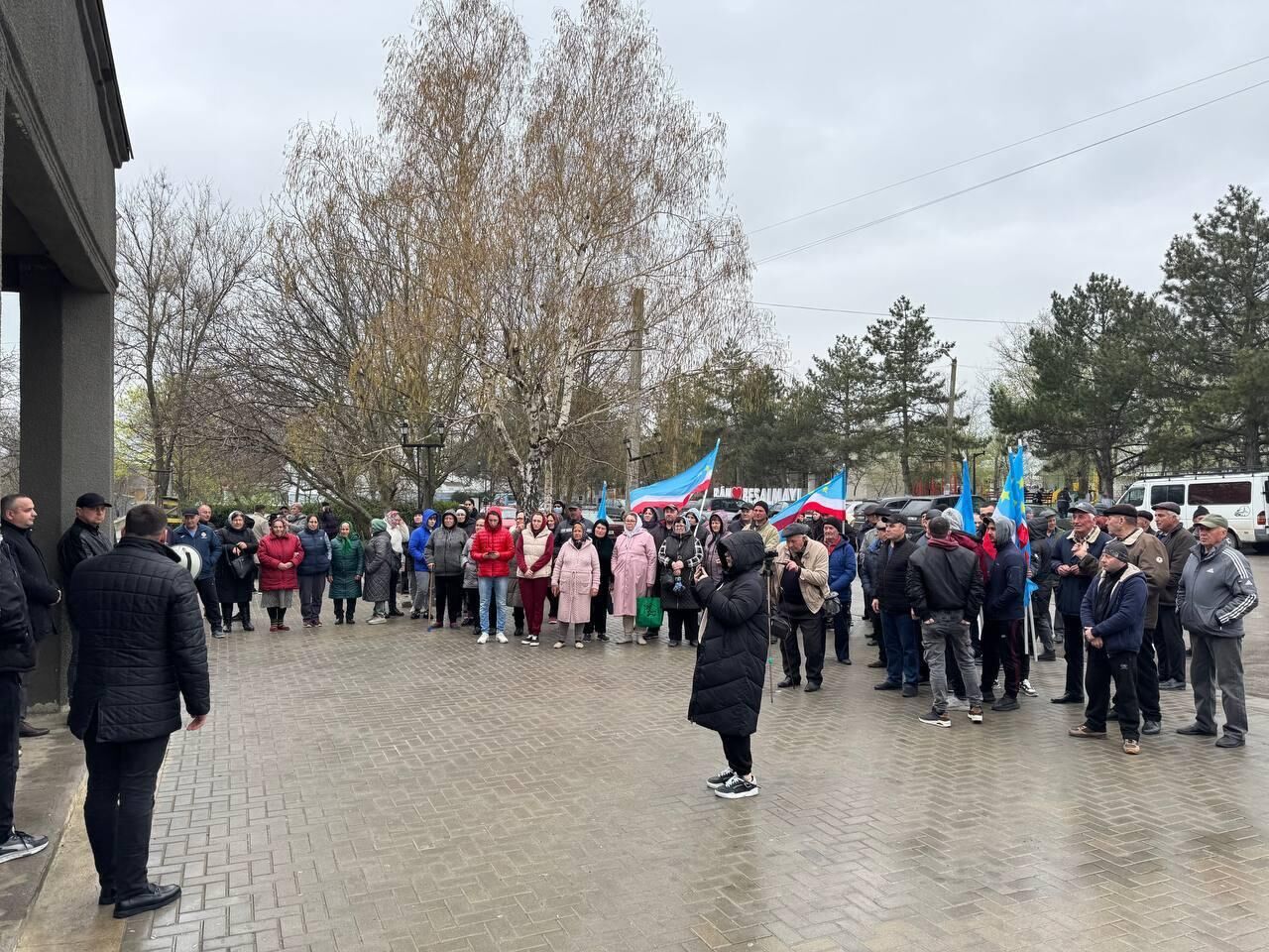 Жители гагаузских сел во время акции в поддержку законно избранной главы автономии Евгении Гуцул Жители гагаузских сел во время акции в поддержку законно избранной главы автономии Евгении Гуцул - РИА Новости, 1920, 03.04.2025