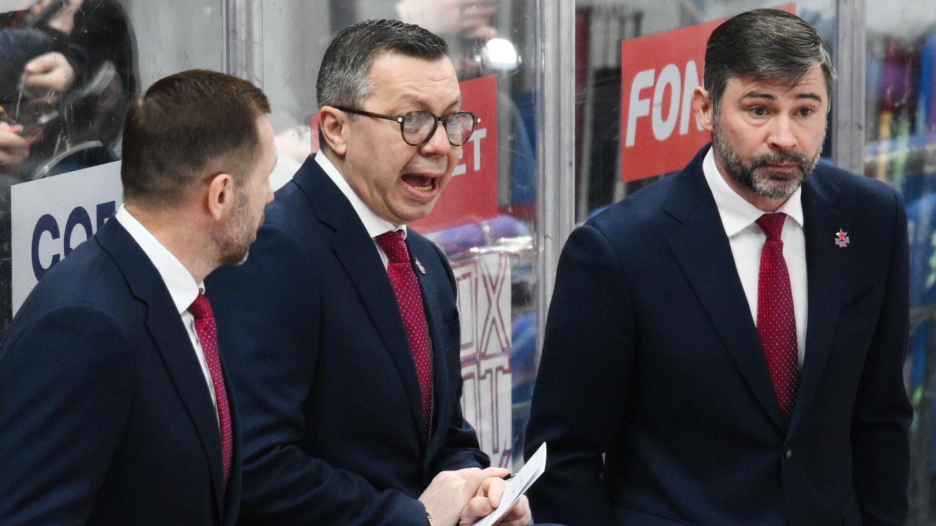 Главный тренер ПХК ЦСКА Илья Воробьев - РИА Новости, 1920, 04.04.2025