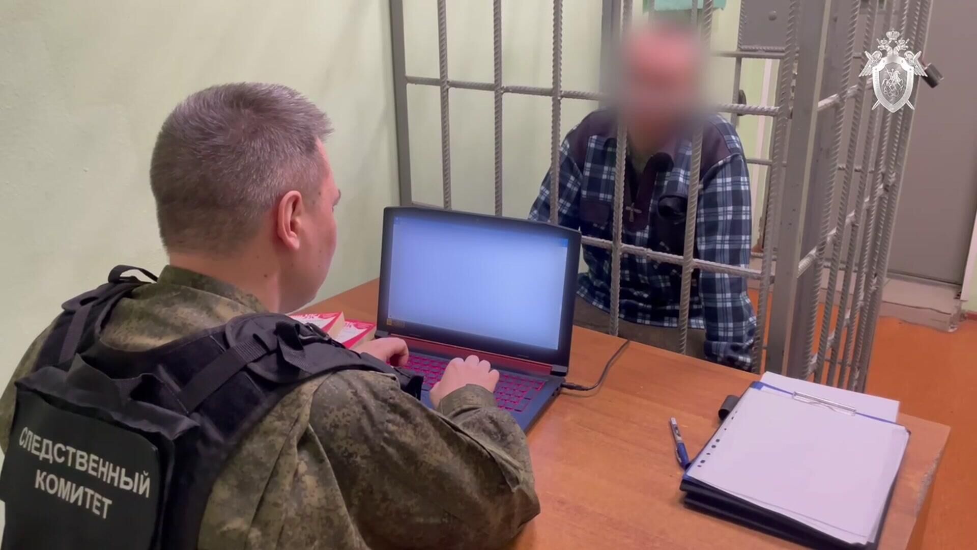 Допрос агента Киева, причастного к подготовке теракта в воинской части - РИА Новости, 1920, 04.04.2025
