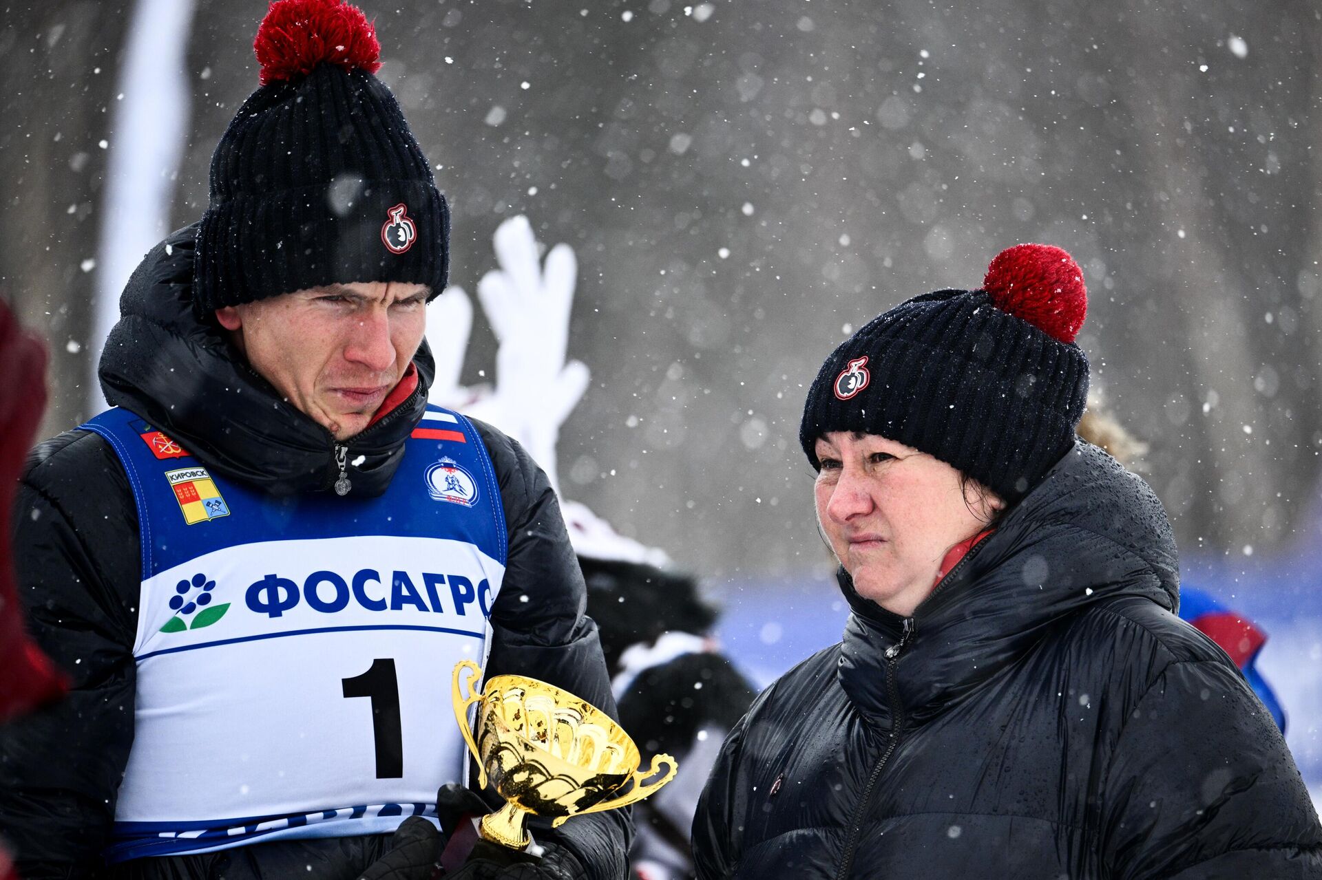 Александр Большунов и Елена Вяльбе - РИА Новости, 1920, 19.09.2025