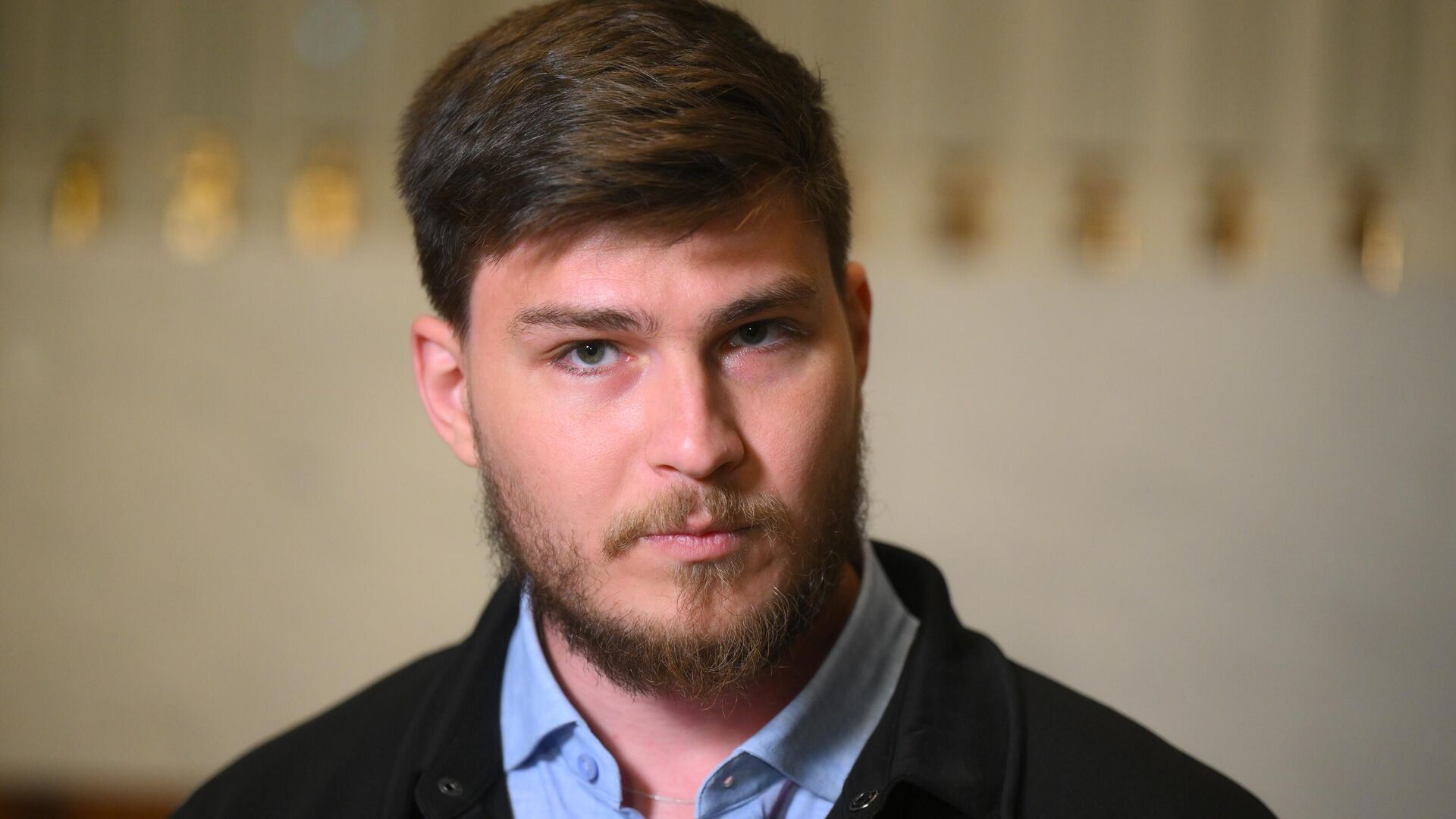 Гражданин России и Израиля Александр Труфанов, 15 февраля 2025 года освобожденный из плена ХАМАС, на приеме Федерации еврейских общин России. 8 апреля 2025 - РИА Новости, 1920, 08.04.2025