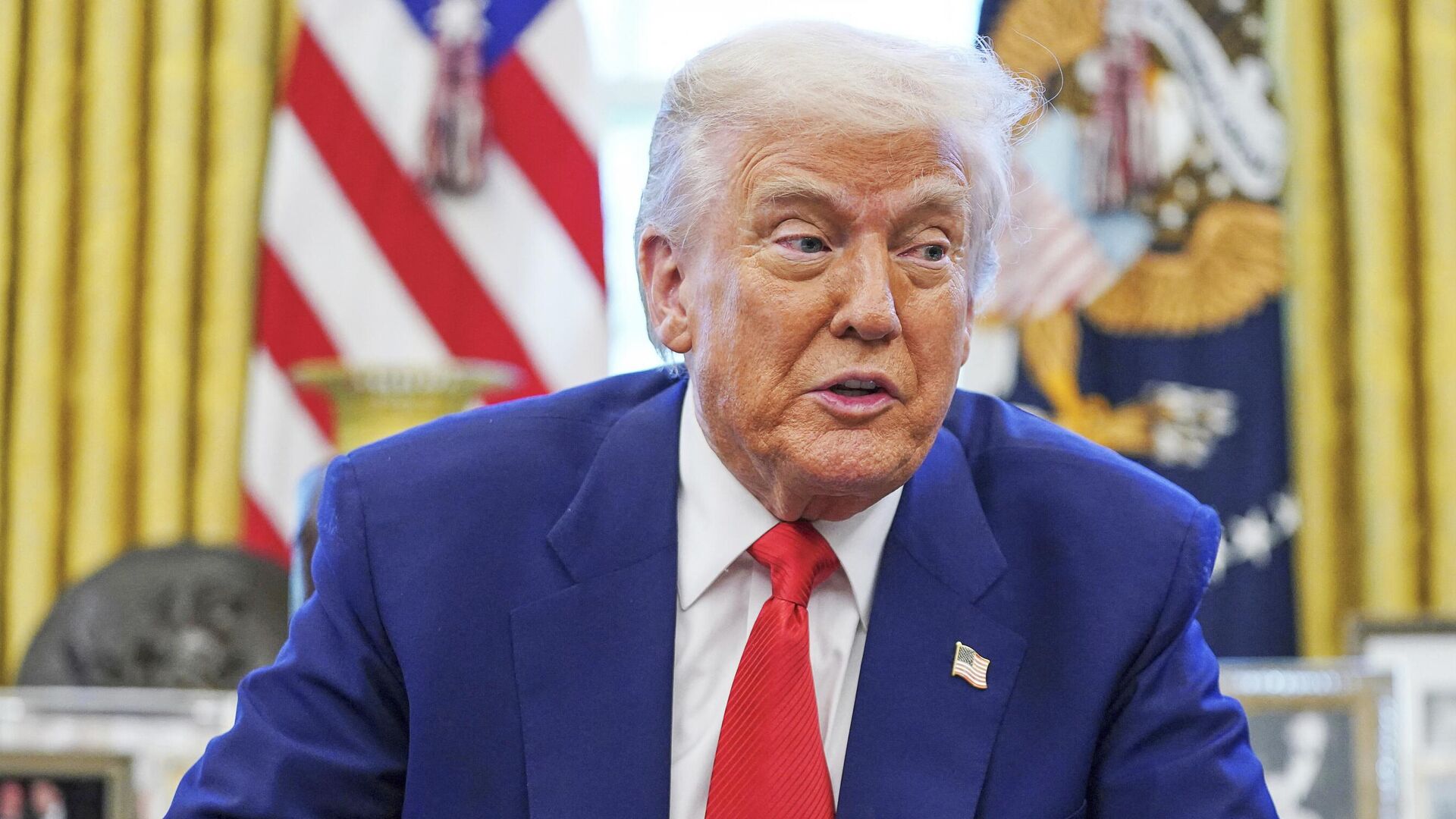 Президент США Дональд Трамп Президент США Дональд Трамп - РИА Новости, 1920, 29.04.2025