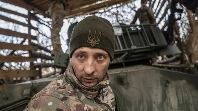 Украинские военные в Харьковской области