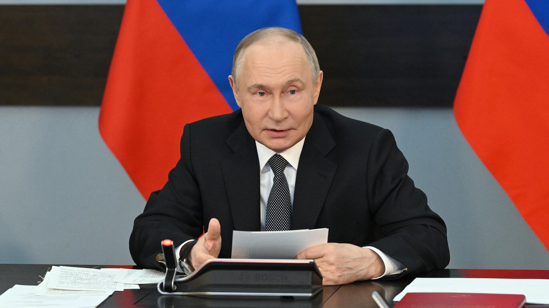 Президент РФ Владимир Путин проводит совещание по вопросам развития Военно-морского флота - РИА Новости, 1920, 11.04.2025