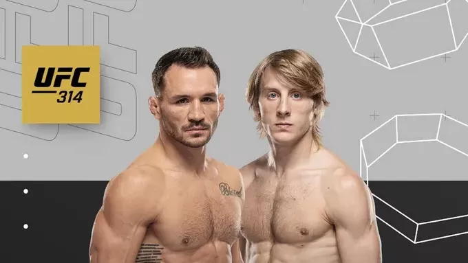 Афиша боя Чендлер - Пимблетт на UFC 314 - РИА Новости, 1920, 13.04.2025