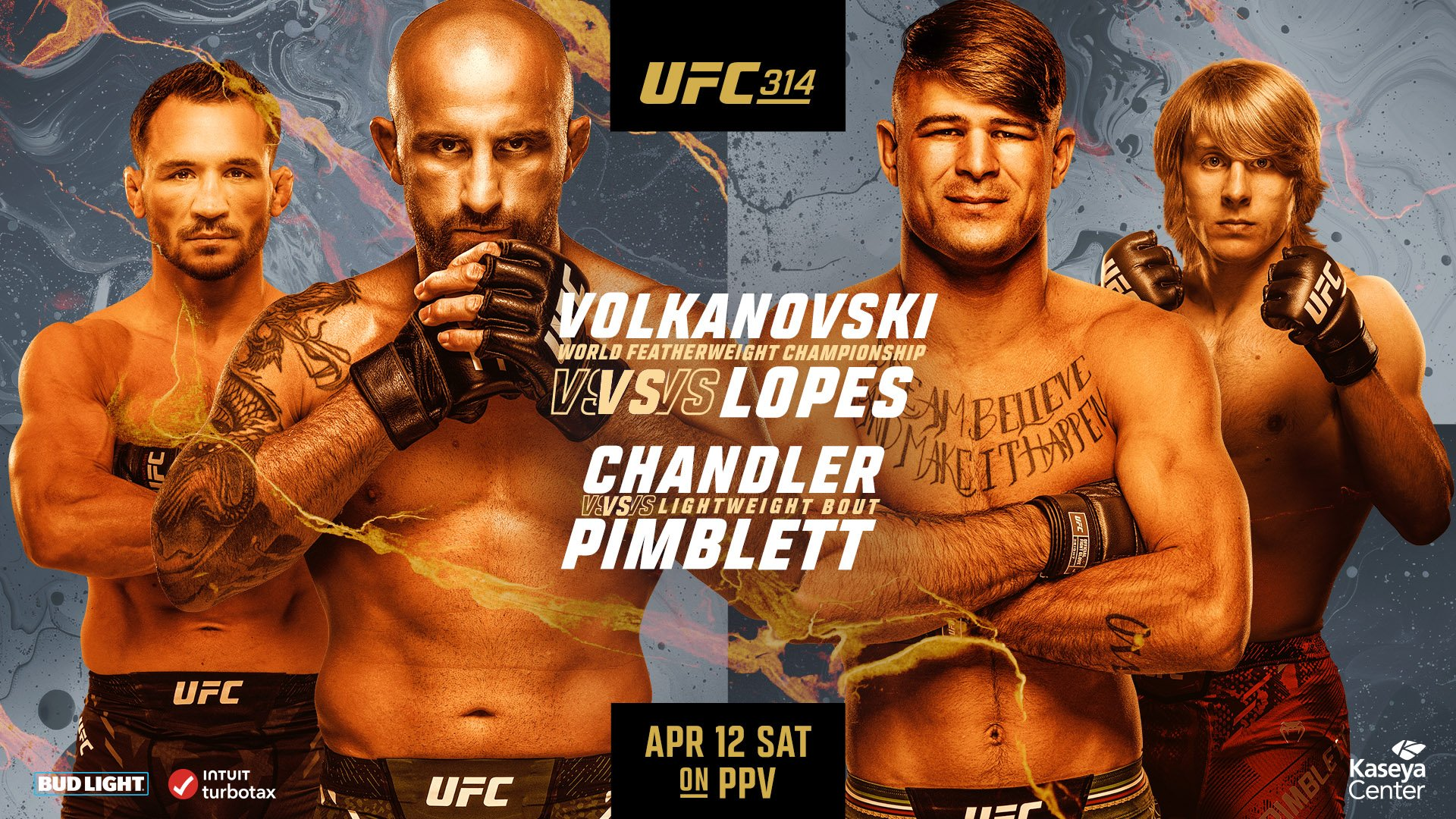 Официальный постер UFC 314 - РИА Новости, 1920, 13.04.2025