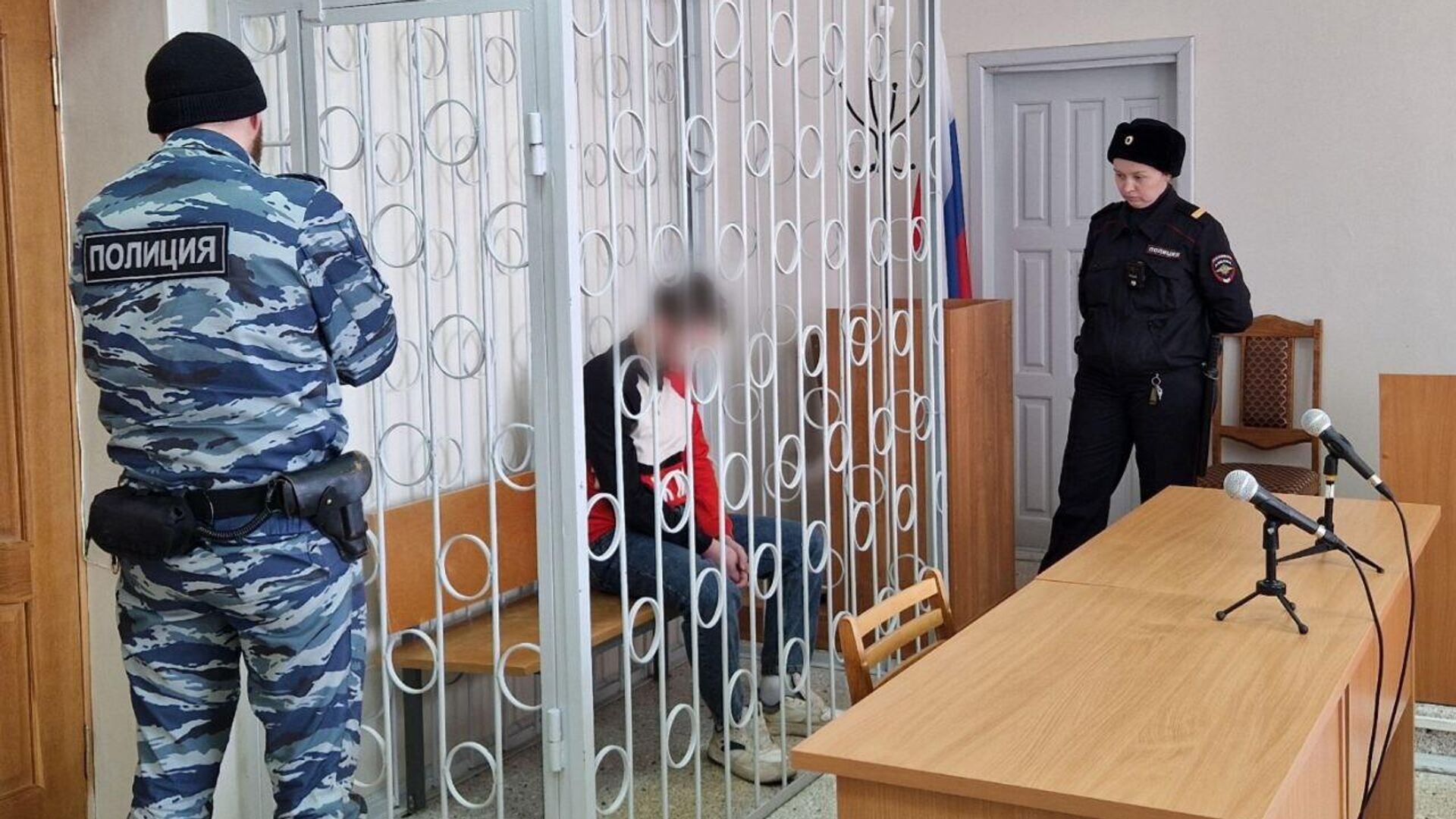  Мужчина, подозреваемый в умышленном поджоге служебных автомобилей полиции в Архангельске - РИА Новости, 1920, 13.04.2025