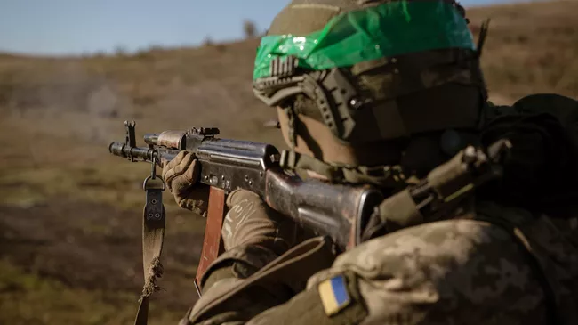 Украинский военнослужащий