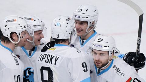 Хоккеисты минского Динамо Хоккеисты минского Динамо