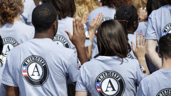 Сотрудники агентства AmeriCorps