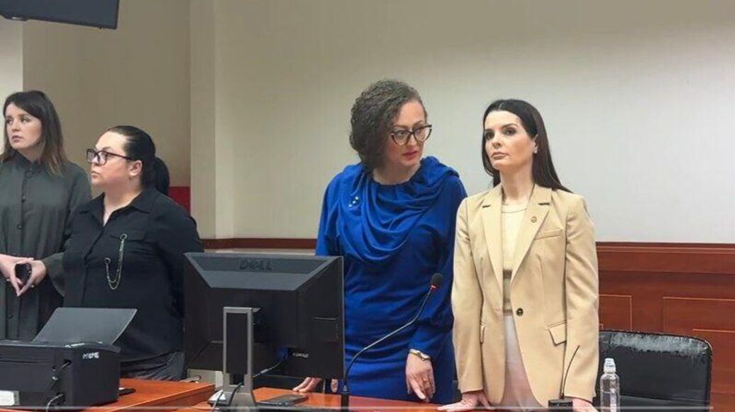 © Sputnik Молдова/Telegram<br>Глава Гагаузии Евгения Гуцул в зале суда. Архивное фото