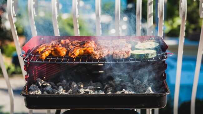 Мангал на балконе