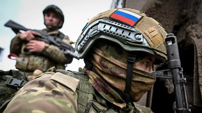 Российский военнослужащий 