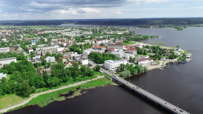 Окрестности города Сортавала в Карелии