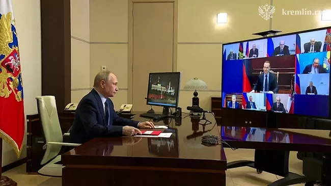 Путин на совещании с постоянными членами Совбеза