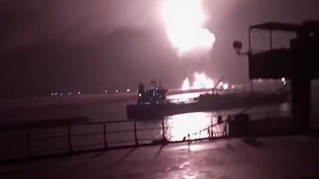 Авиаудар США по нефтяному порту Рас-Иса на западе Йемена