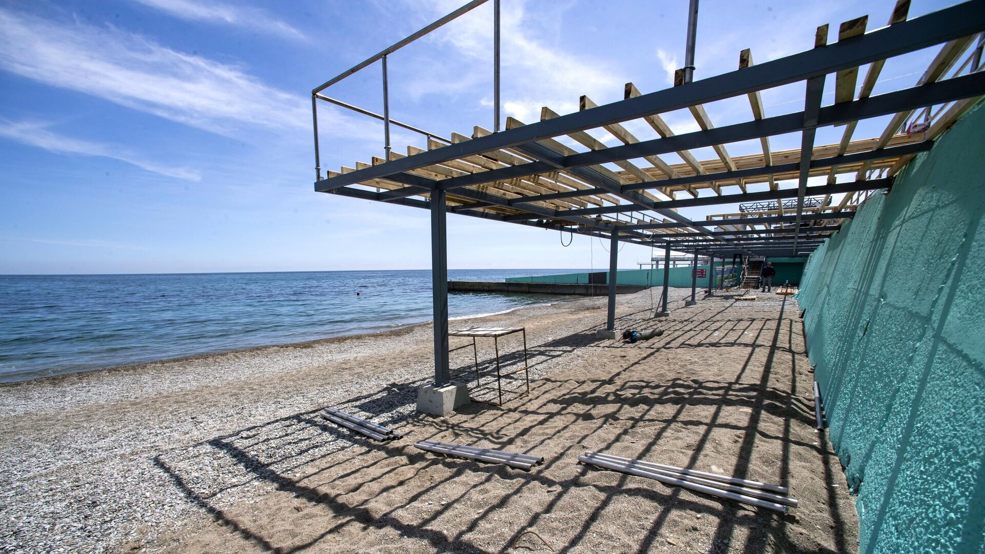 Набережная в Алуште Набережная в Алуште - РИА Новости, 1920, 22.04.2025