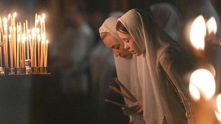 Празднование Пасхи в России