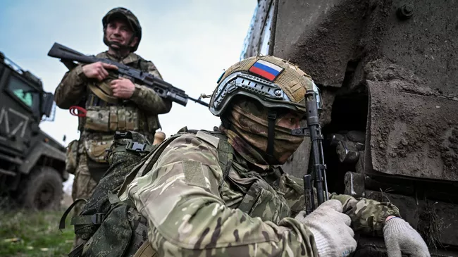 Российские военнослужащие